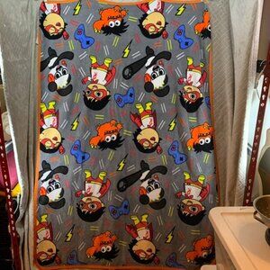 Ryans World Throw Blanket Gray Small Soft Polyester Super Hero Character 60x42